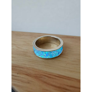 Silver 8mm Full Channel Band
