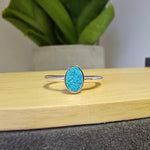 Load image into Gallery viewer, Silver Plain Oval Ring

