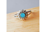 Load image into Gallery viewer, Silver Sunflower Ring

