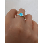 Load image into Gallery viewer, Silver Plain Teardrop Ring
