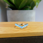 Load image into Gallery viewer, Silver Wishbone Ring
