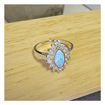 Load image into Gallery viewer, Silver Princess Marquise
