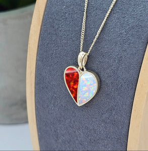 Split Heart Pendant