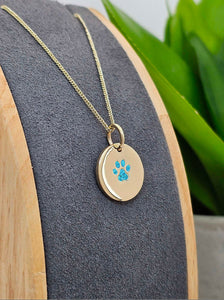 Paw Print Pendant
