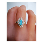 Load image into Gallery viewer, Silver Princess Marquise

