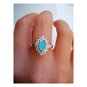 Silver Princess Marquise