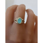 Load image into Gallery viewer, Silver Split Oval Ring
