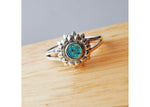 Load image into Gallery viewer, Silver Sunflower Ring
