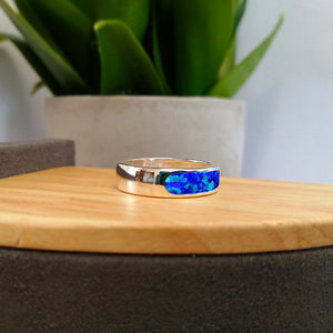 Silver 6mm Front Face Channel Ring
