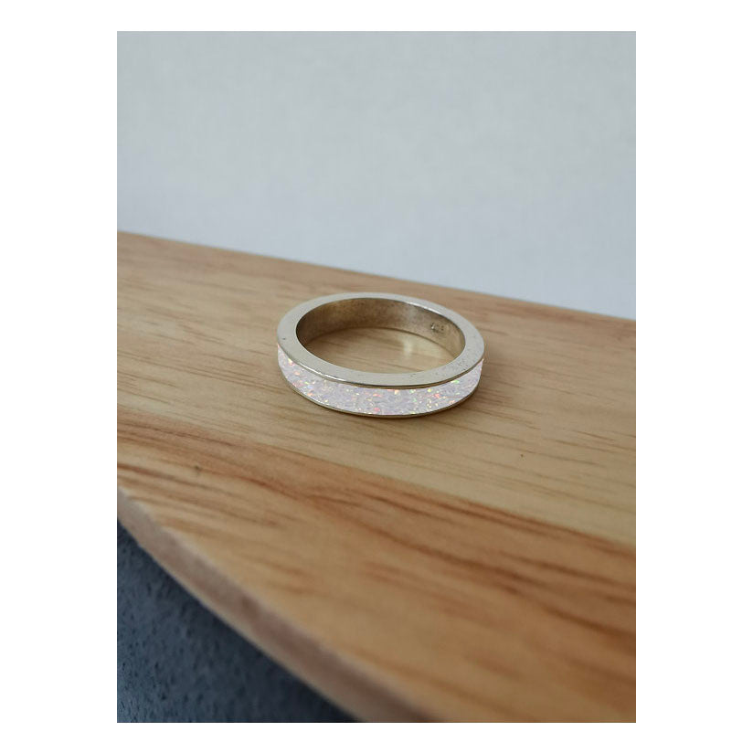 Silver 4mm Full Channel Band