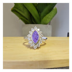 Load image into Gallery viewer, Silver Princess Marquise
