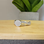 Load image into Gallery viewer, Silver Criss Cross Multi Gem Round 6mm
