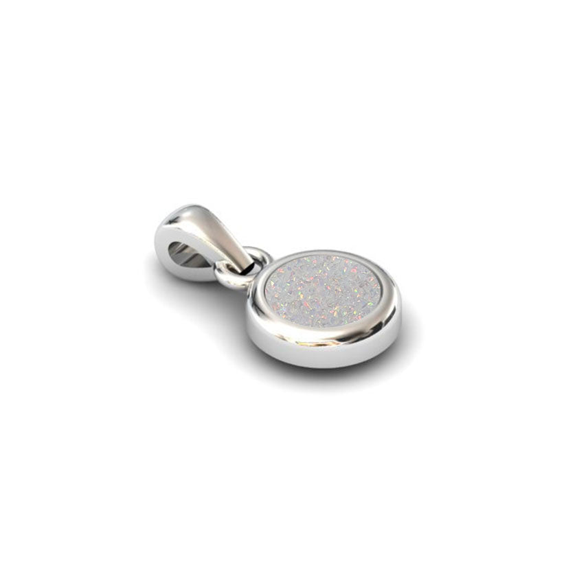 Silver 12mm Round Pendant