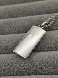 3d Gold / Silver Bar Pendant