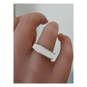 Silver 6mm Full Channel Band