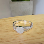 Load image into Gallery viewer, Silver Criss Cross Multi Gem Round 6mm
