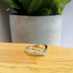 Load image into Gallery viewer, Silver Wishbone Ring
