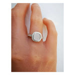 Load image into Gallery viewer, Silver Square Cushion Ring
